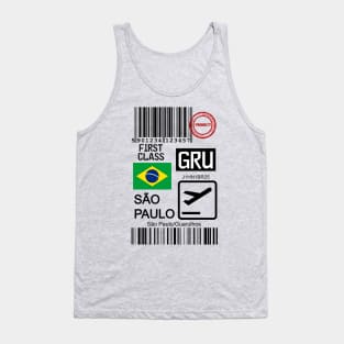 Sao Paulo travel ticket Tank Top